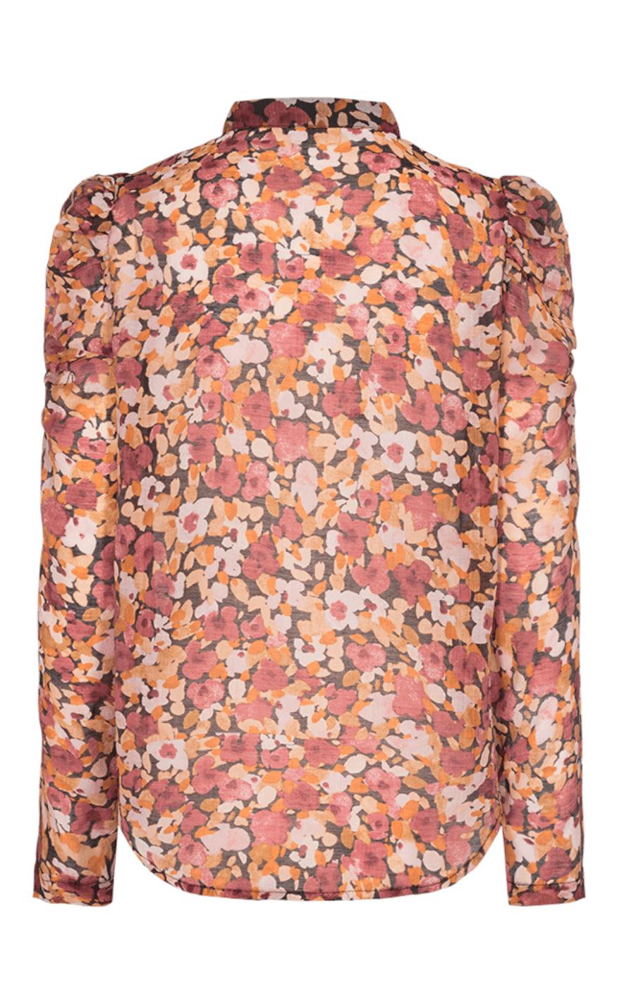 Freequent Bluse - Amanda - Earth Red Mix