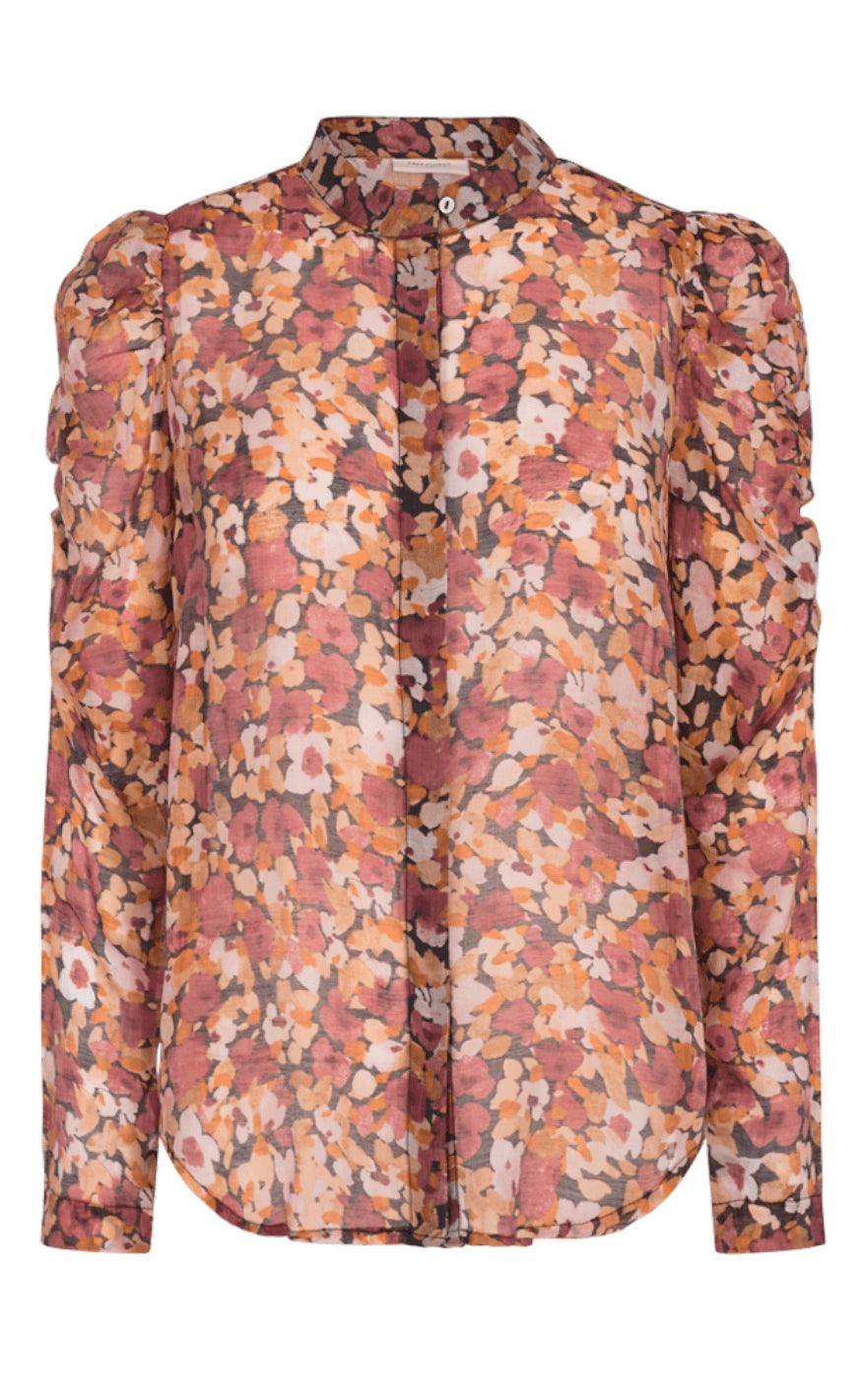Freequent Bluse - Amanda - Earth Red Mix
