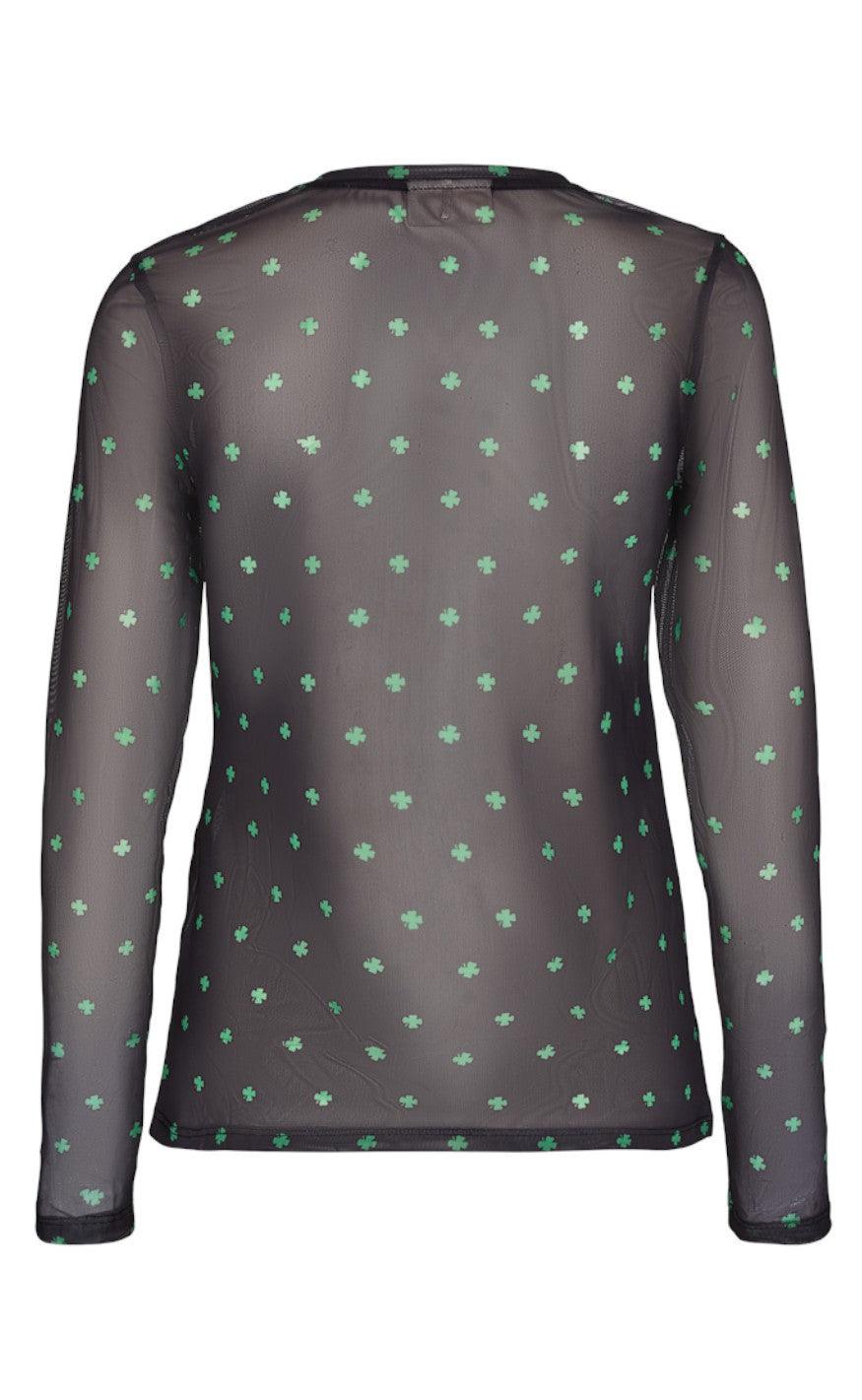 Freequent Bluse - Barbine - Kelly Green Mix