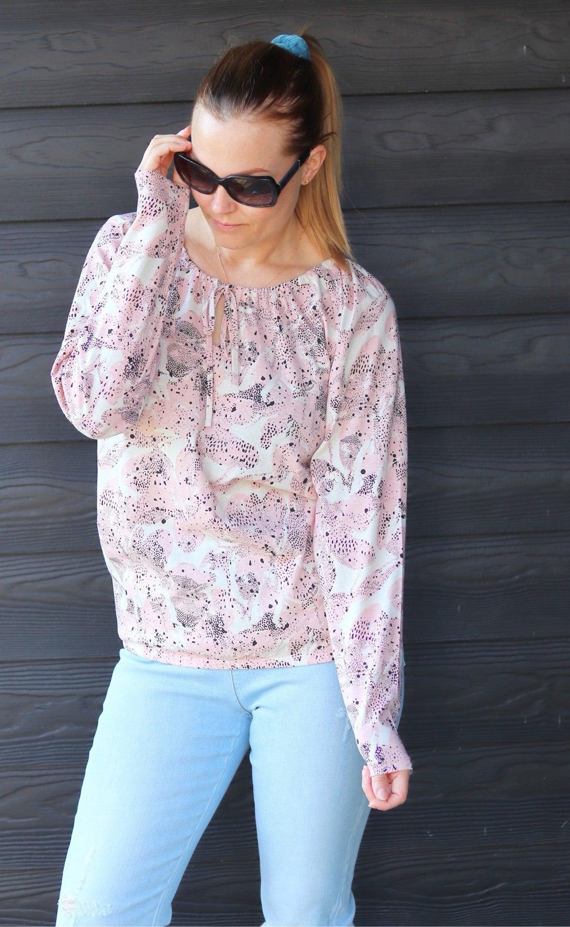 Freequent Bluse - Betina - Pale Mauve Mix