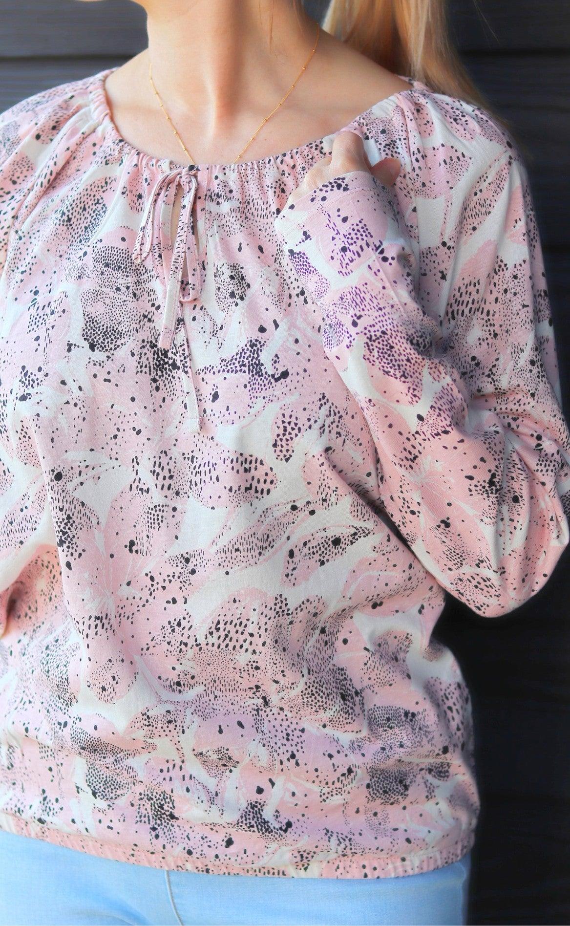 Freequent Bluse - Betina - Pale Mauve Mix