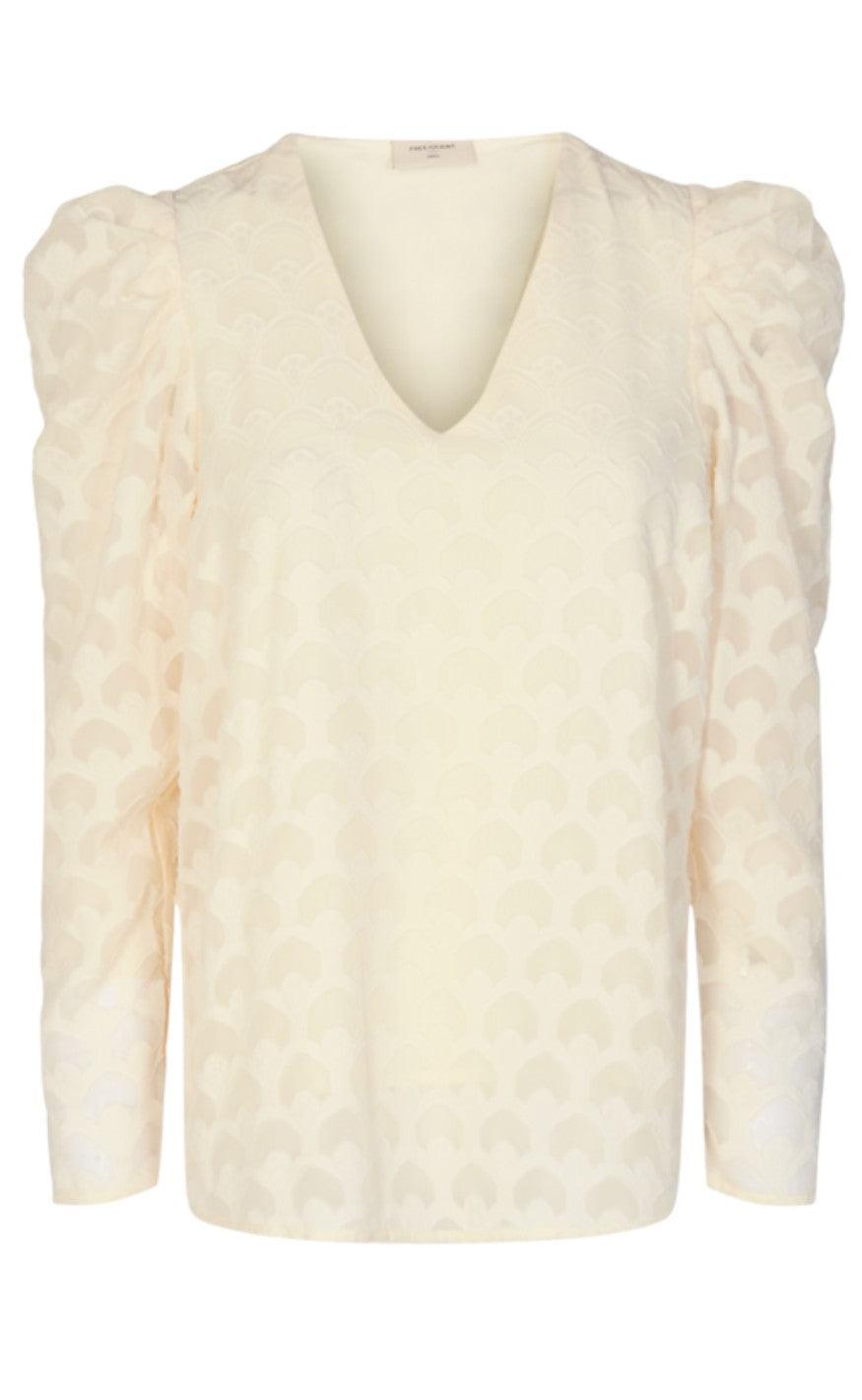 Freequent Bluse - Cina - Birch