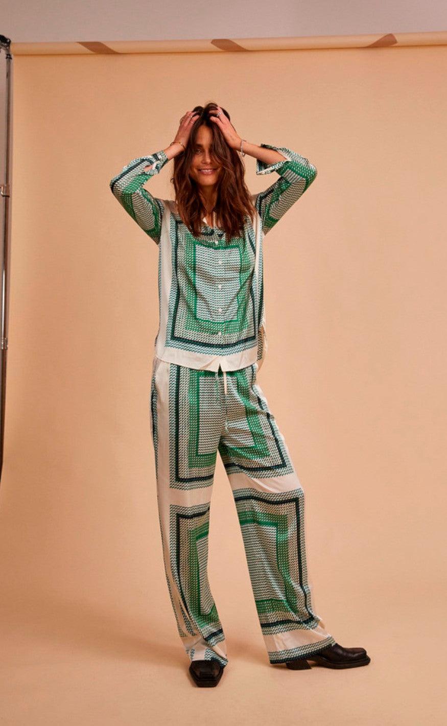 Freequent Bluse - Dafiney - Jolly Green