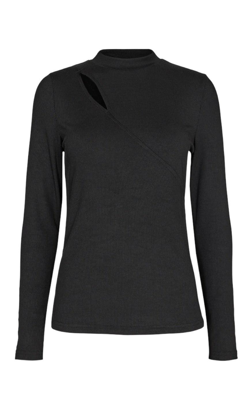 Freequent Bluse - Elduna - Black