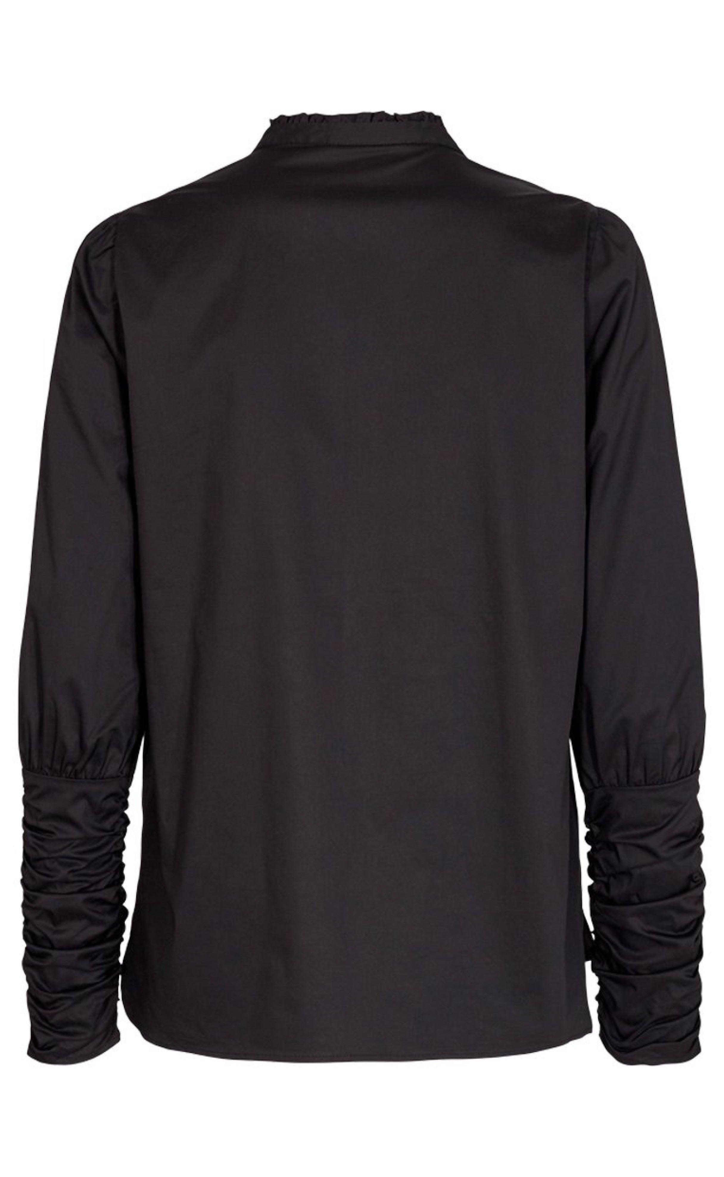 Freequent Bluse - Frances Flounce - Black