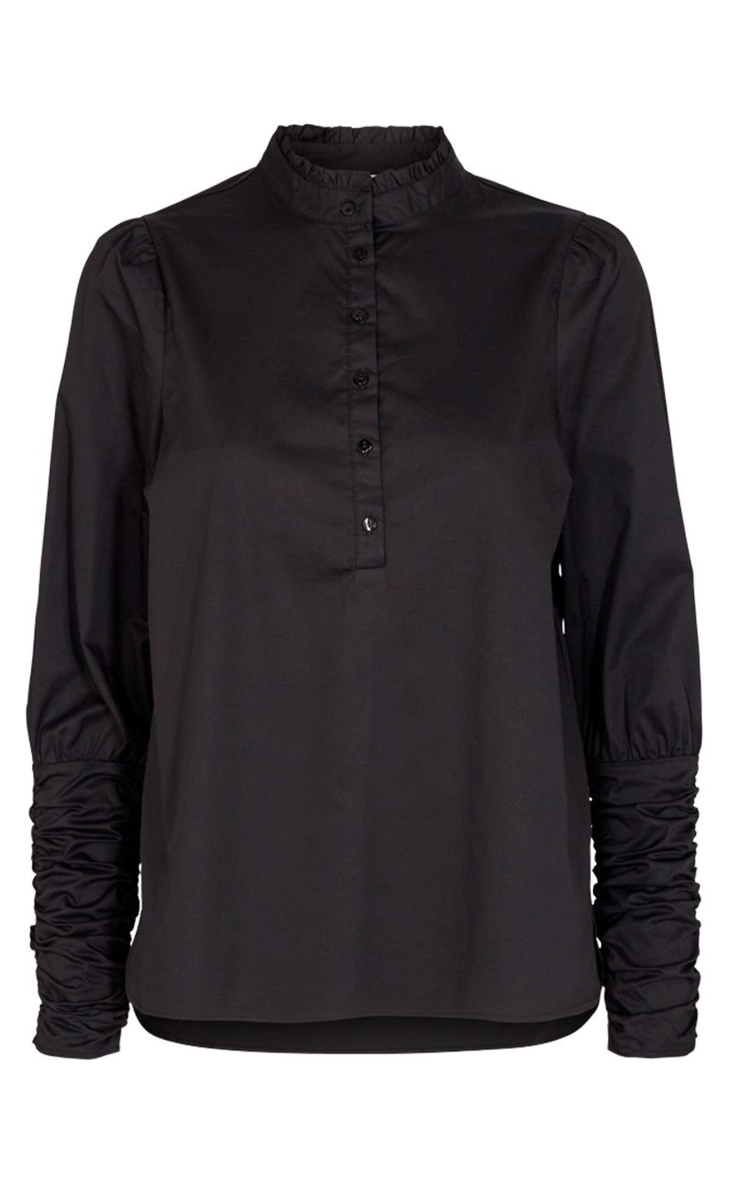Freequent Bluse - Frances Flounce - Black