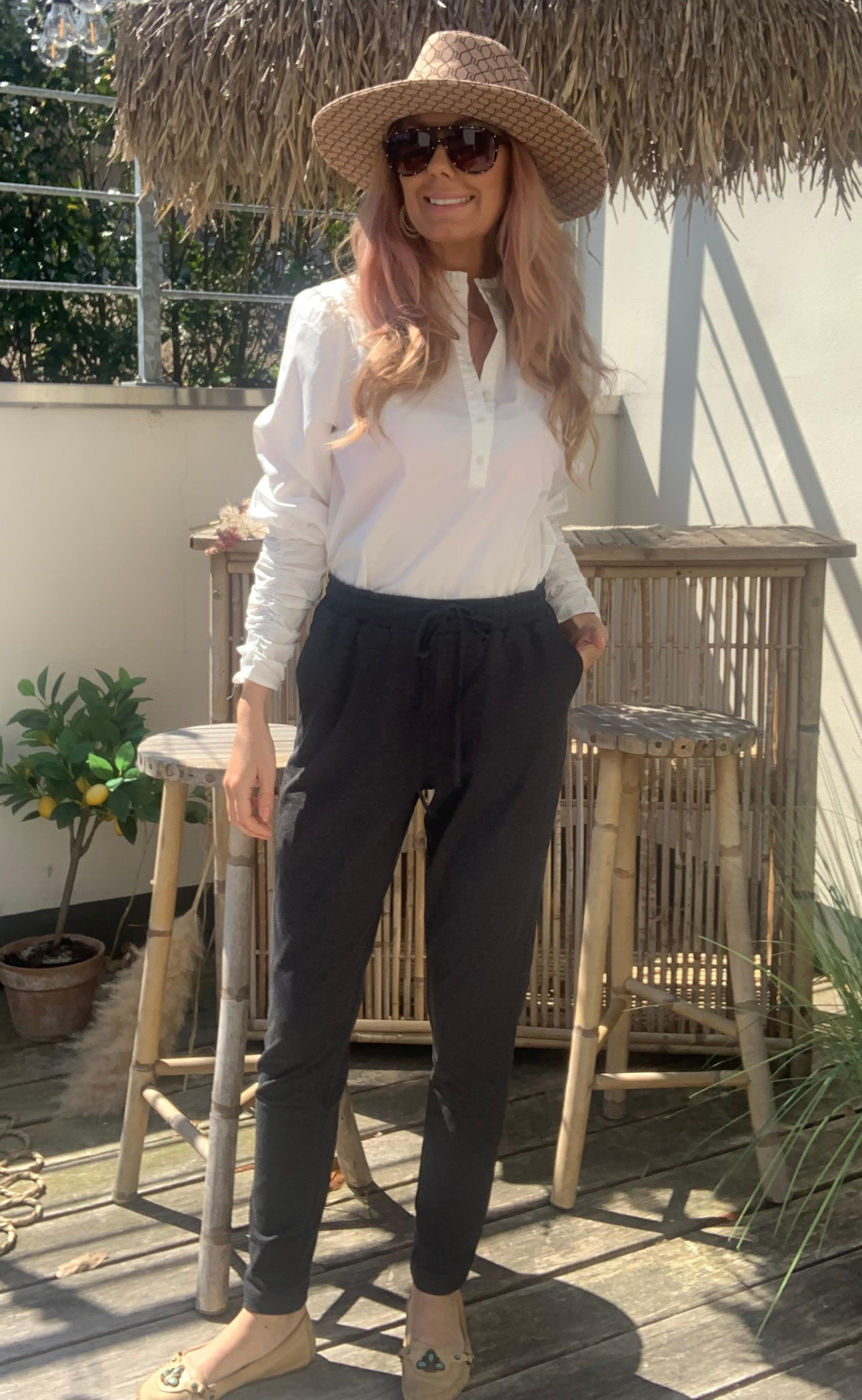 Freequent Bluse - Frances Flounce - Offwhite