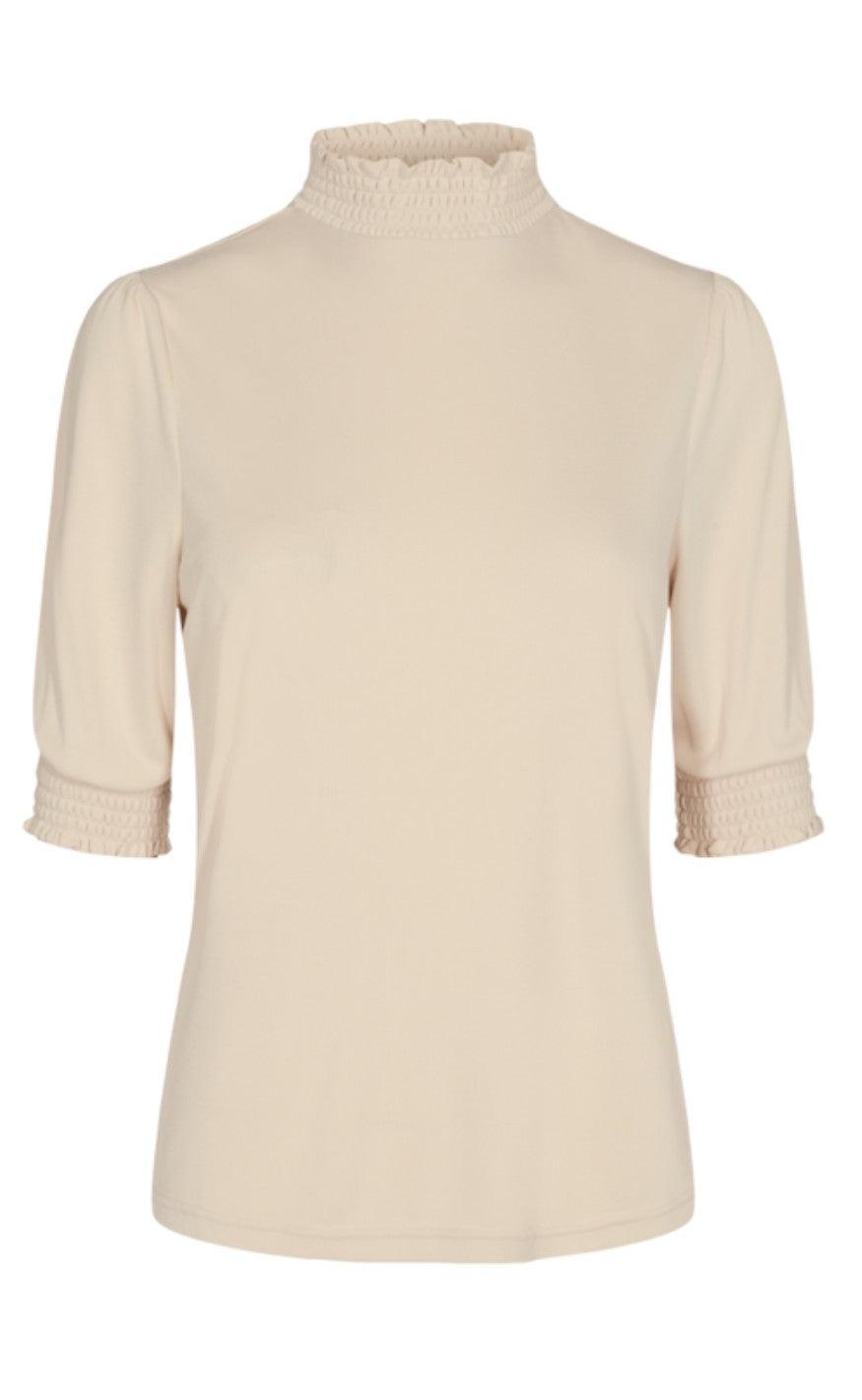 Freequent Bluse - Gry - Birch