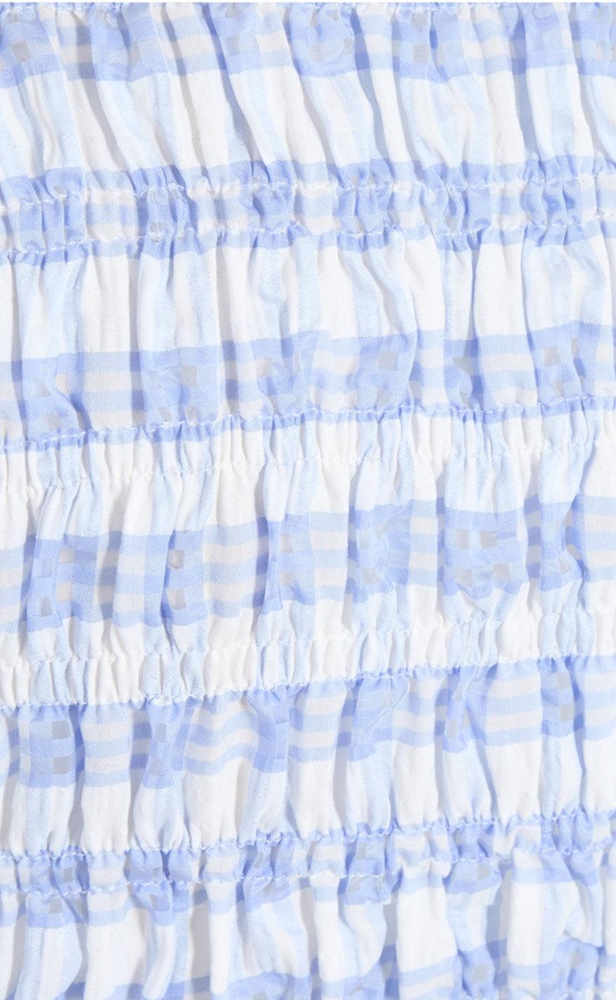 Freequent Bluse - Isabelle - Chambray Blue Mix