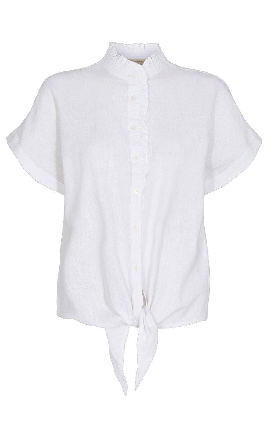 Freequent Bluse - Lava - Brilliant White