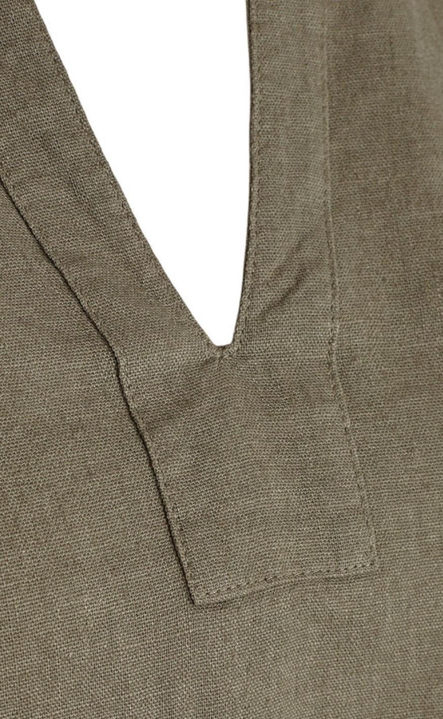 Freequent Bluse - Lava - Dusty Olive