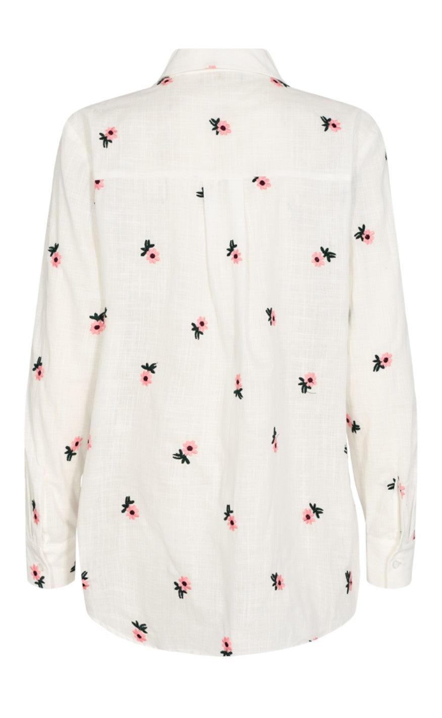 Freequent Bluse - Liviray - Off White Mix