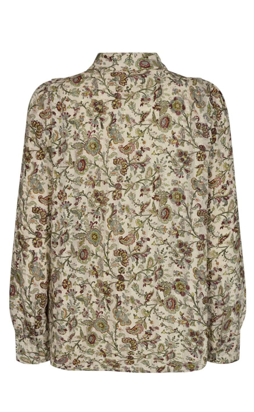 Freequent Bluse - Lux - Birch Mix