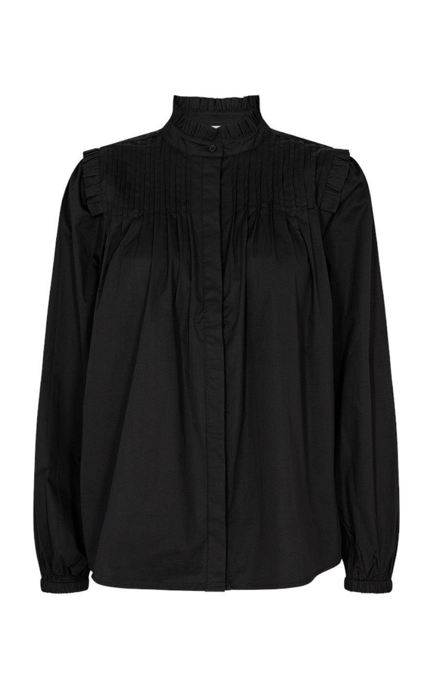 Freequent Bluse - Myrtille - Black