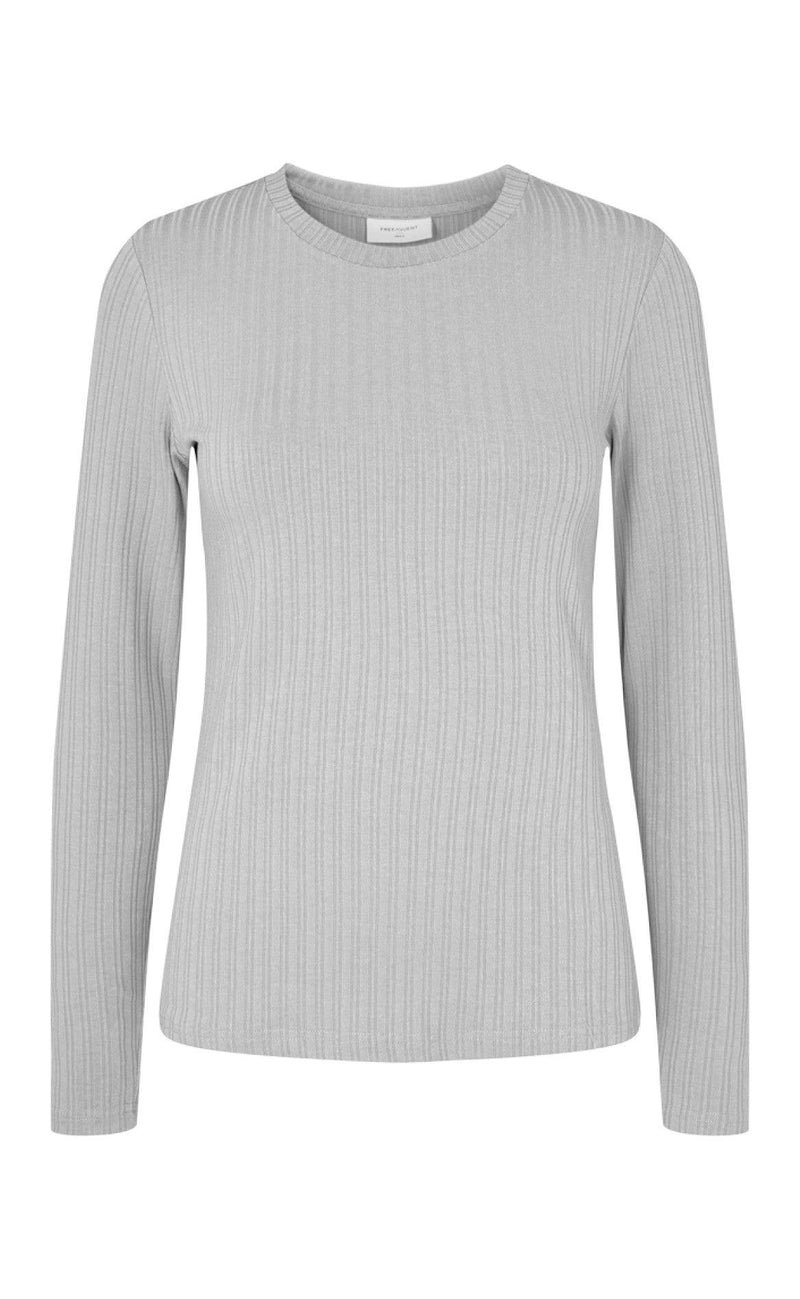 Freequent Bluse - Perfect - Med. Grey Melange