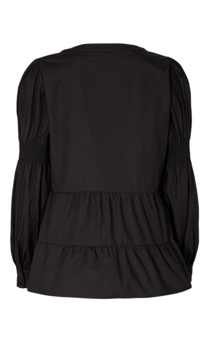 Freequent Bluse - Rhinay - Black