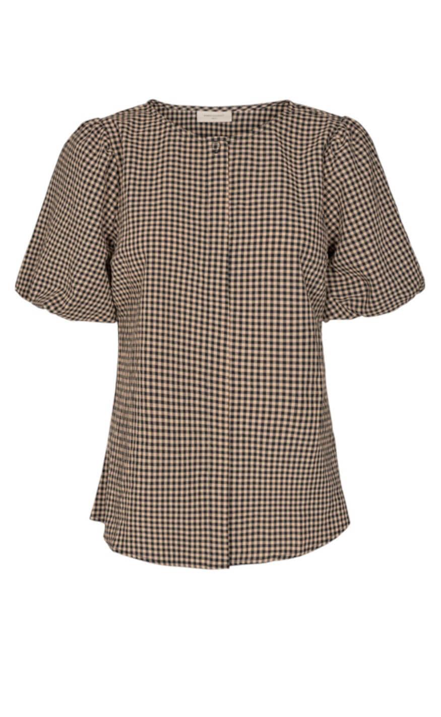 Freequent Bluse - Sango - Beige Sand Mix