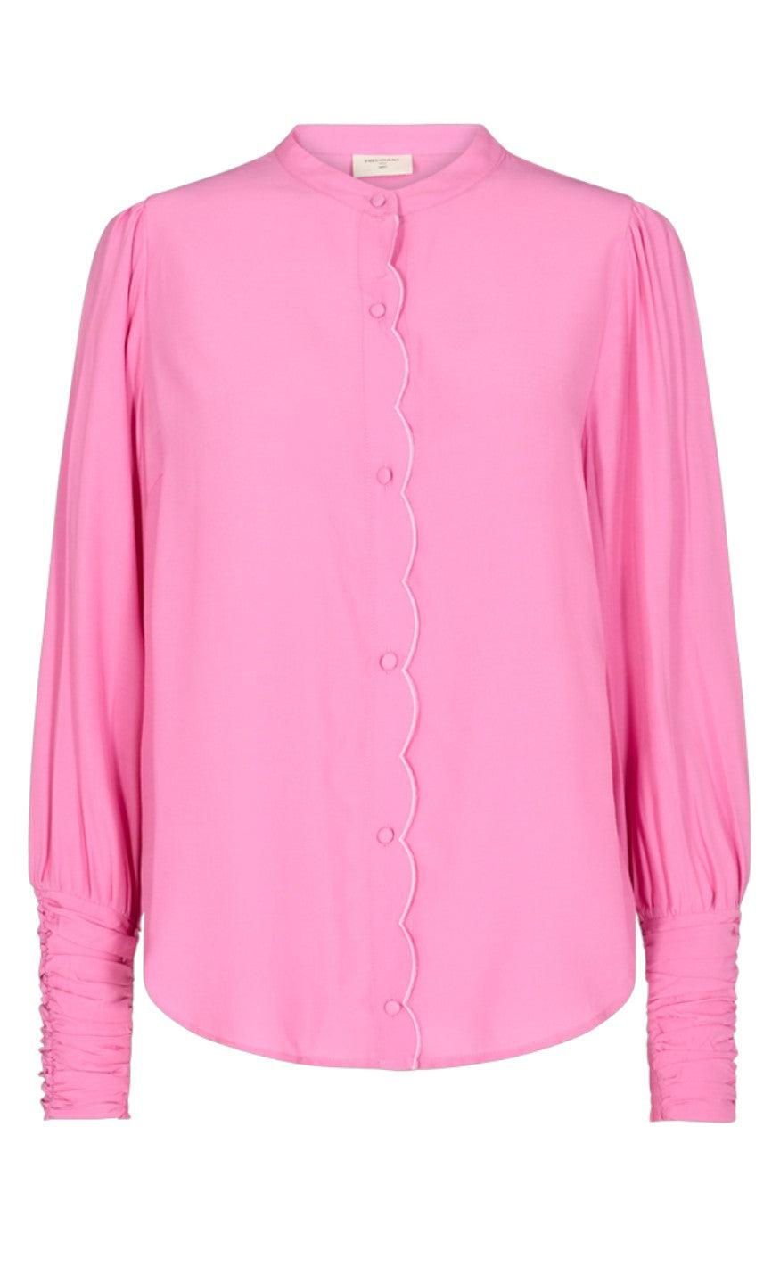 Freequent Bluse - Sweetly - Fuchsia Pink