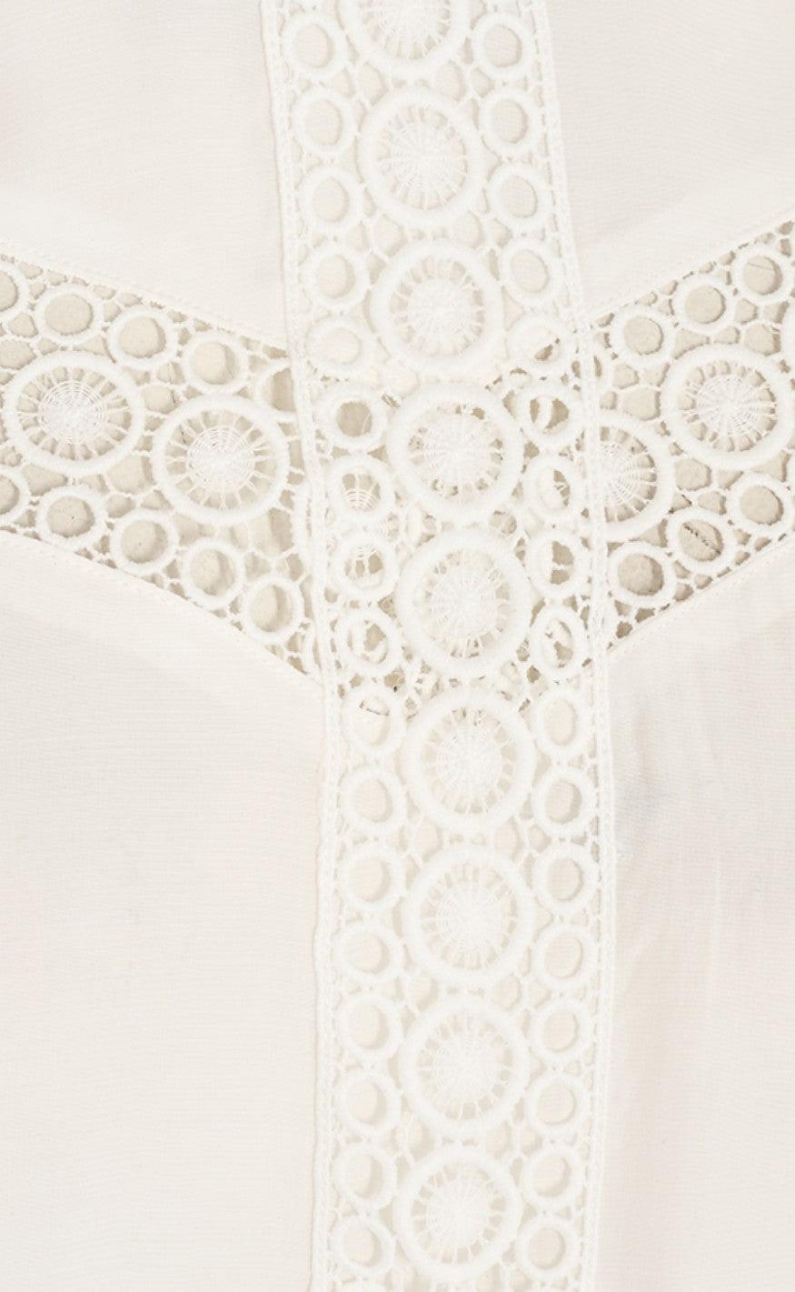 Freequent Bluse - Sweetly - Off White