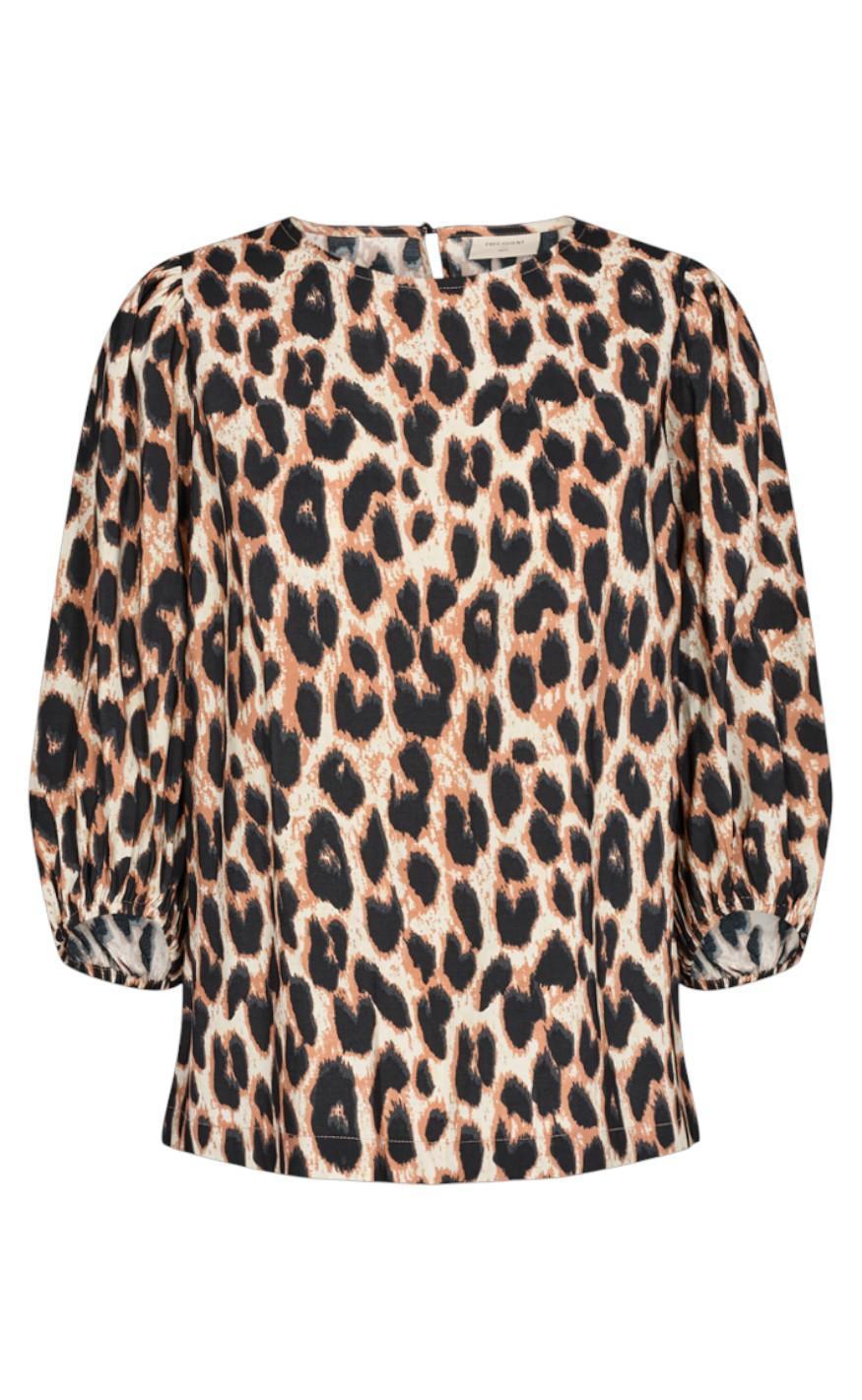 Freequent Bluse - Tidi - Silver Mink Mix