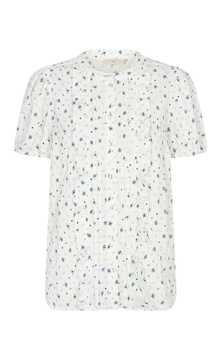 Freequent Bluse - Tiney - Off-white Mix