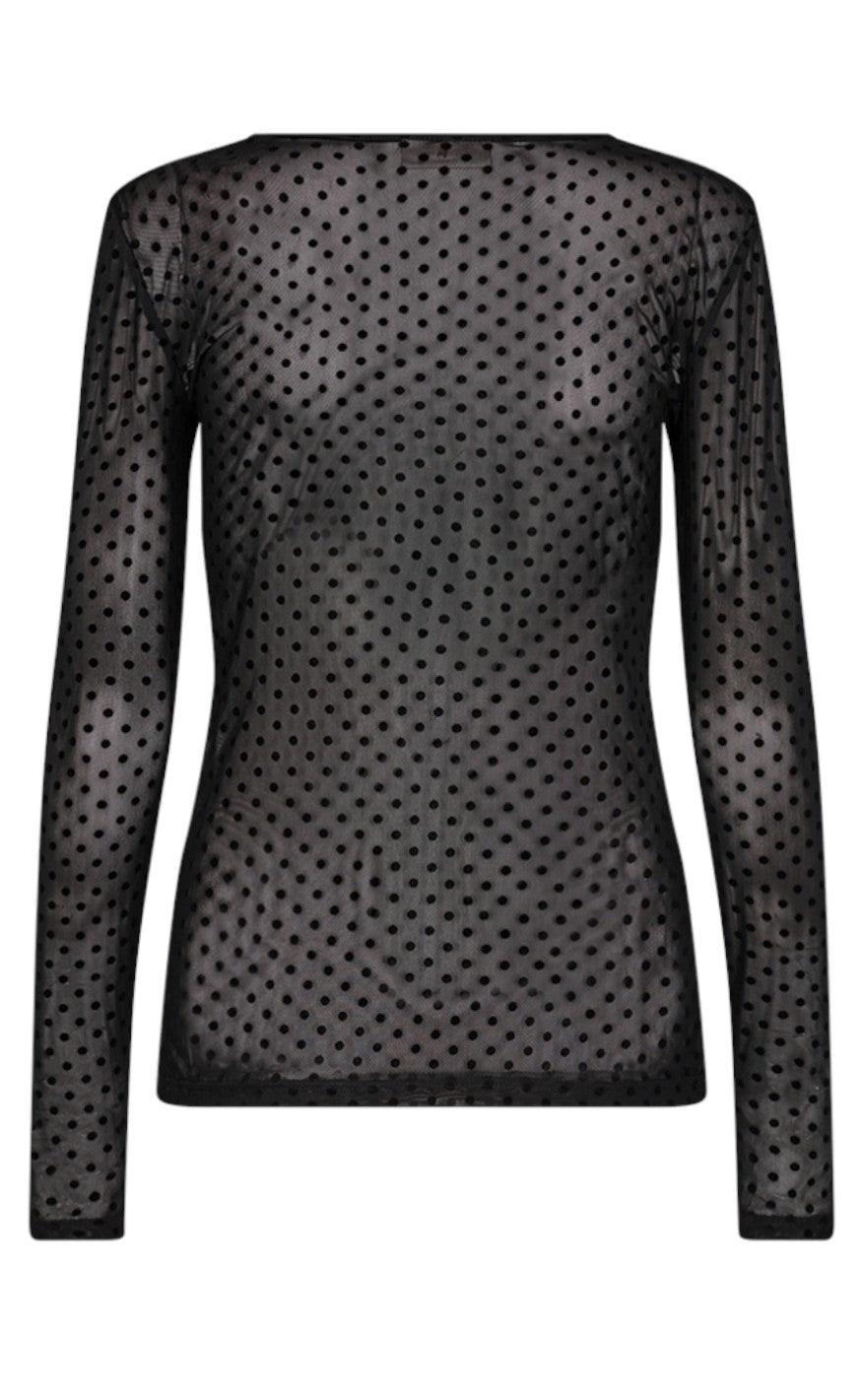 Freequent Bluse - Vally - Black Dot