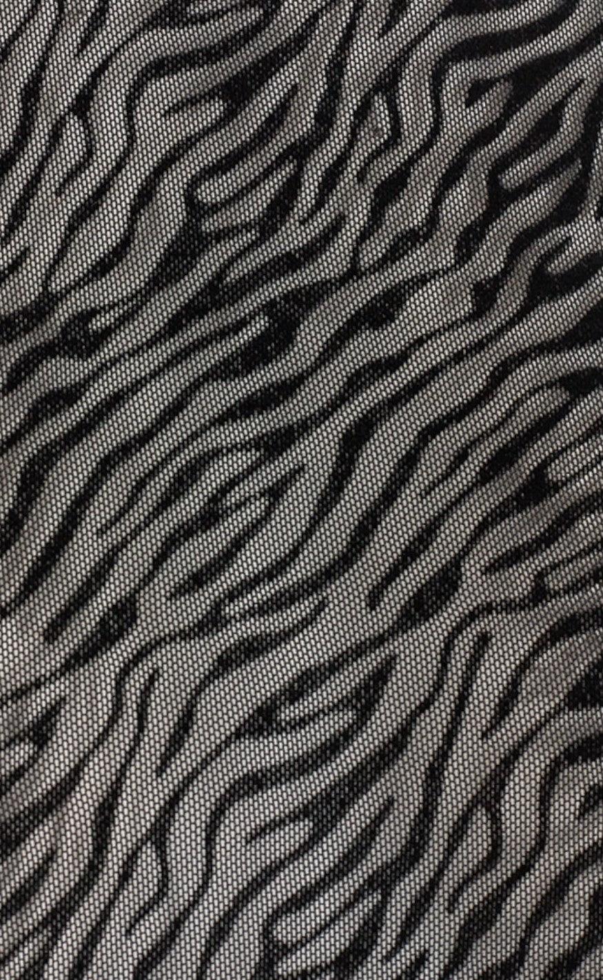 Freequent Bluse - Vally - Black Zebra