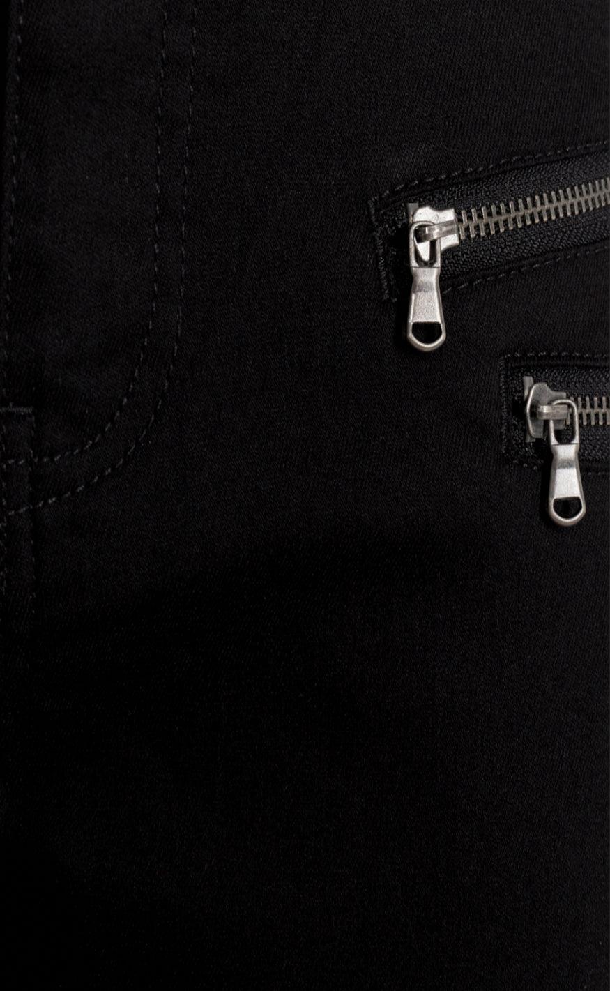 Freequent Bukser - Aida 7/8 - Black