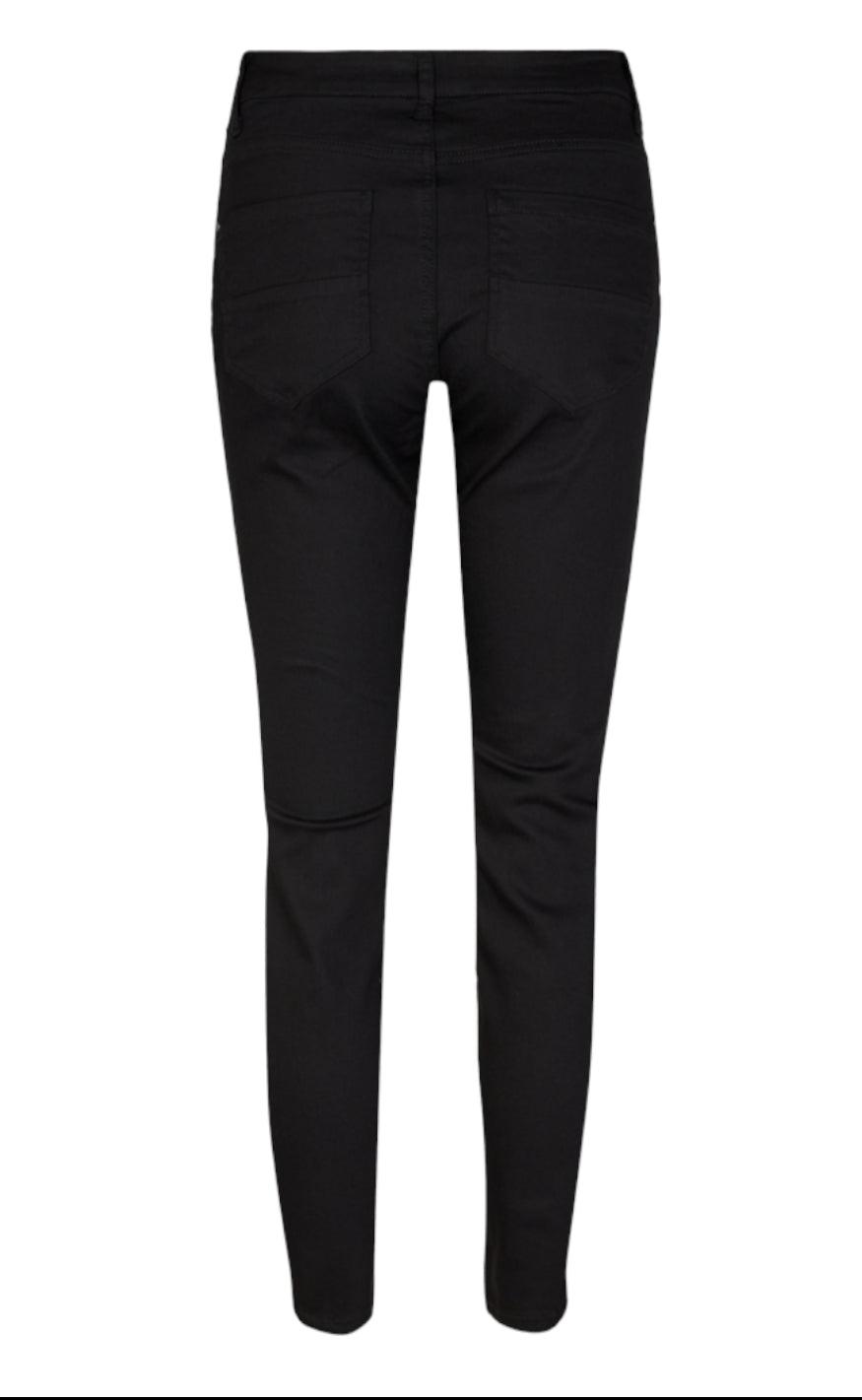 Freequent Bukser - Aida 7/8 - Black
