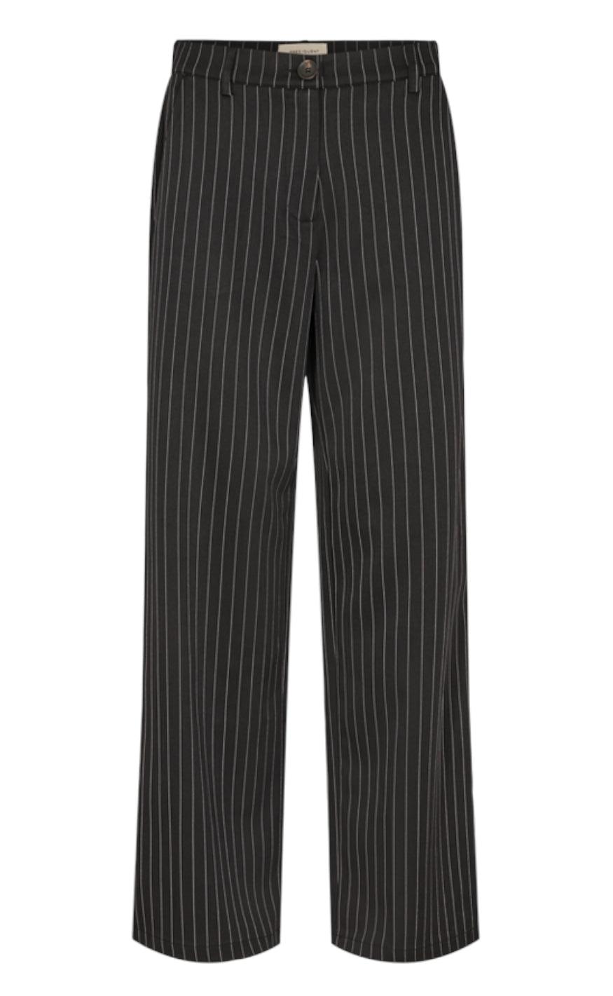 Freequent Bukser - Camillo - Black W. Off White