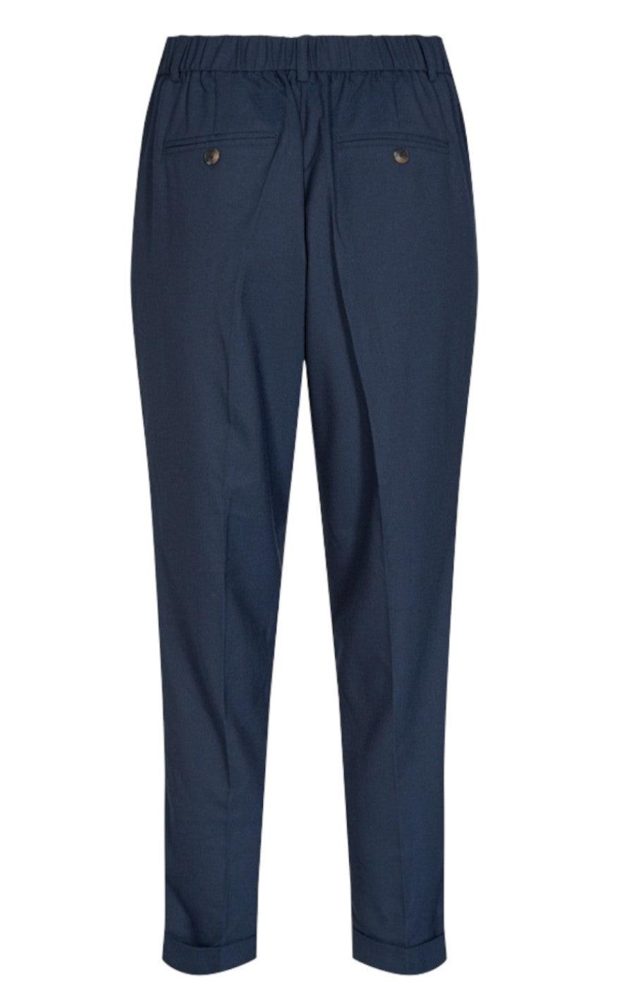 Freequent Bukser - Chino Ankel - Navy