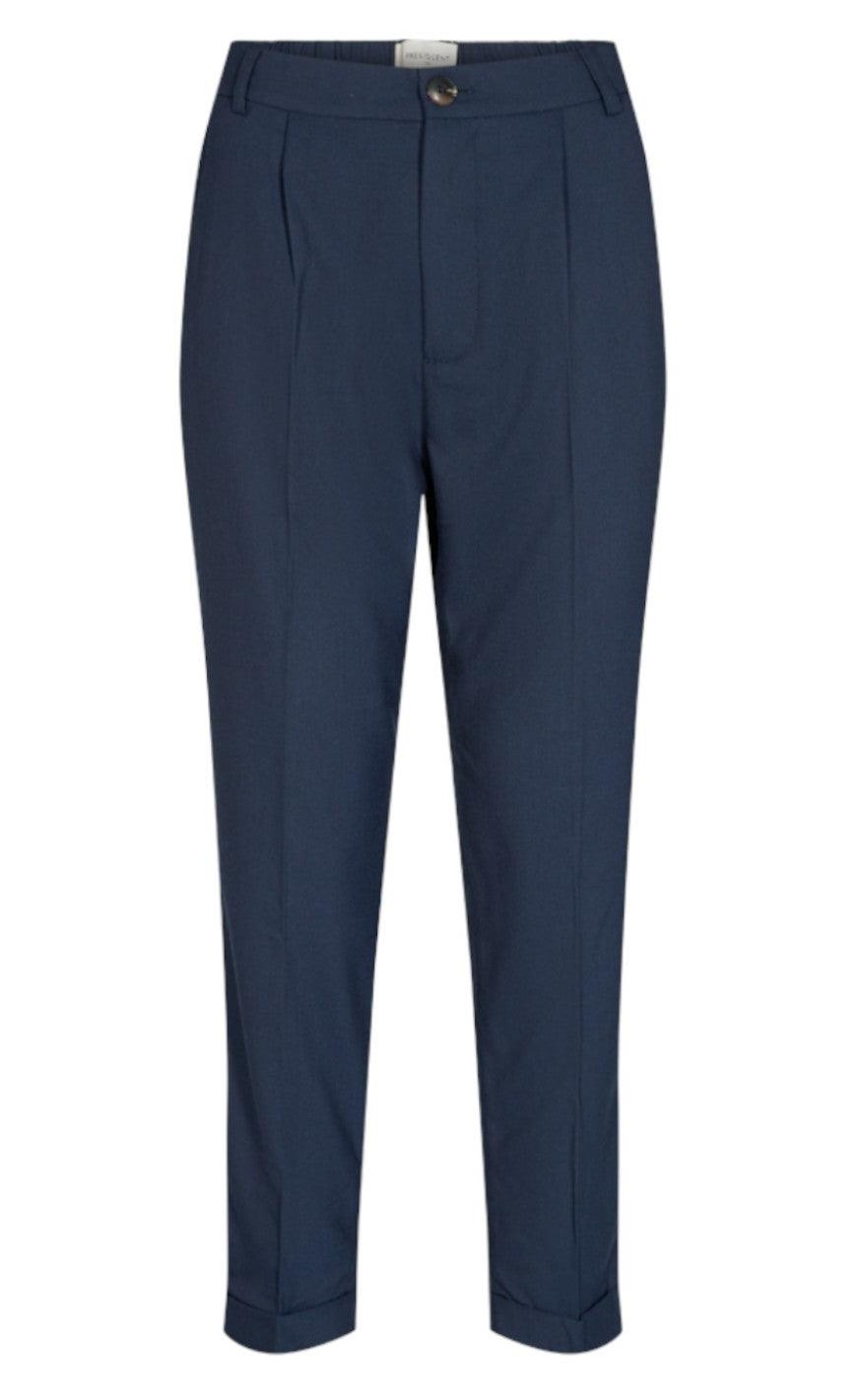 Freequent Bukser - Chino Ankel - Navy