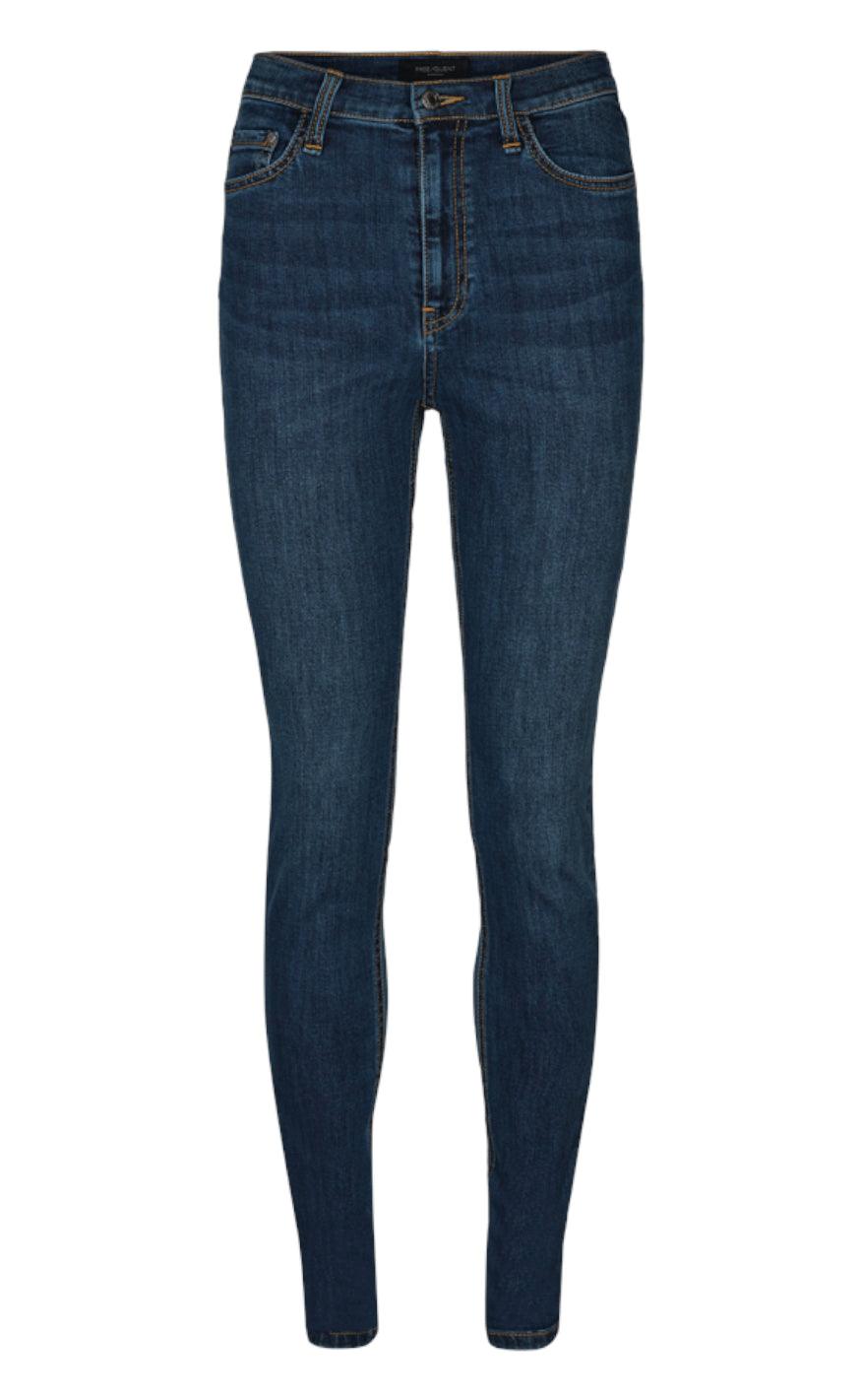 Freequent Bukser - Harlow - Medium Blue