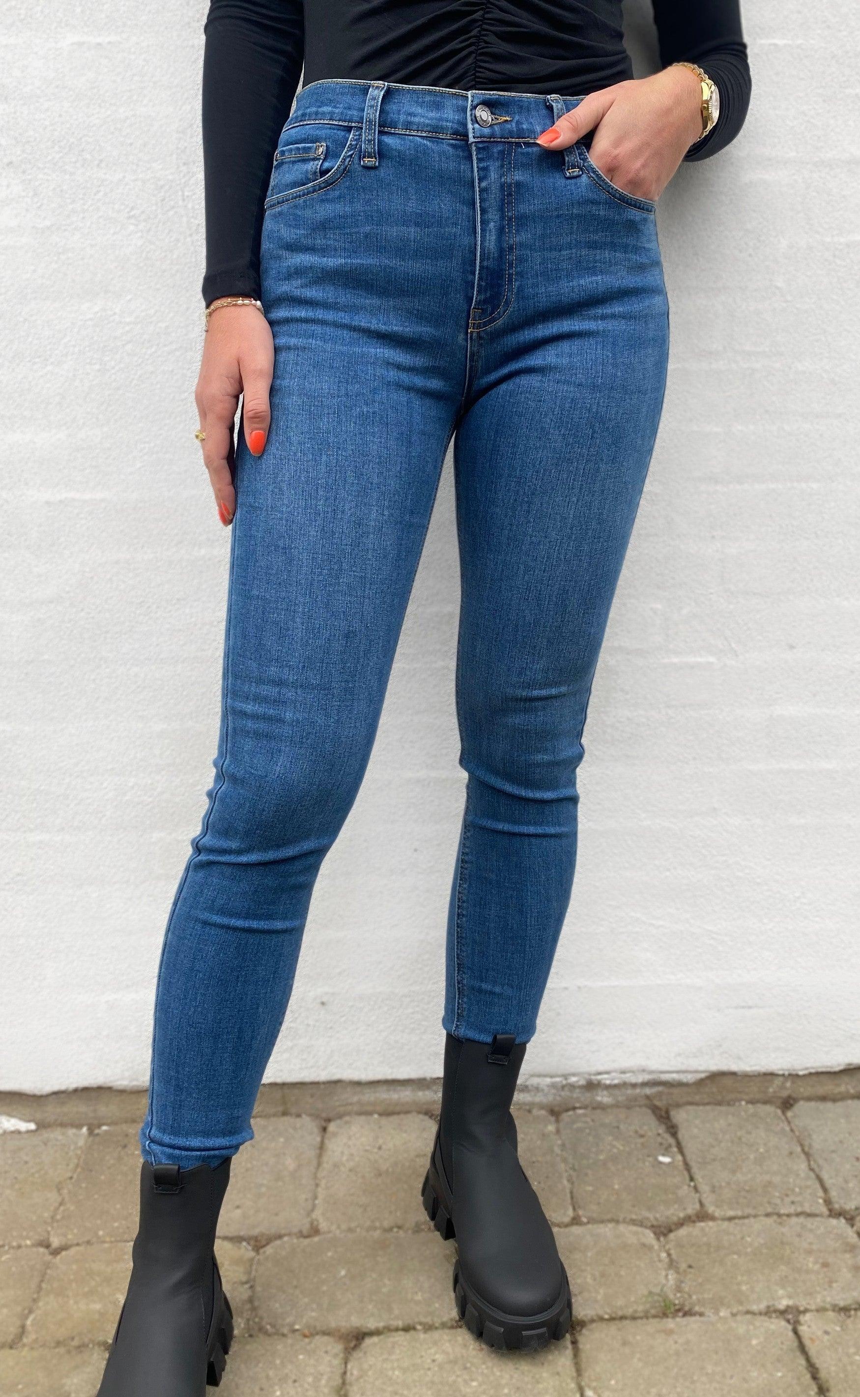Freequent Bukser - Harlow - Vintage Blue