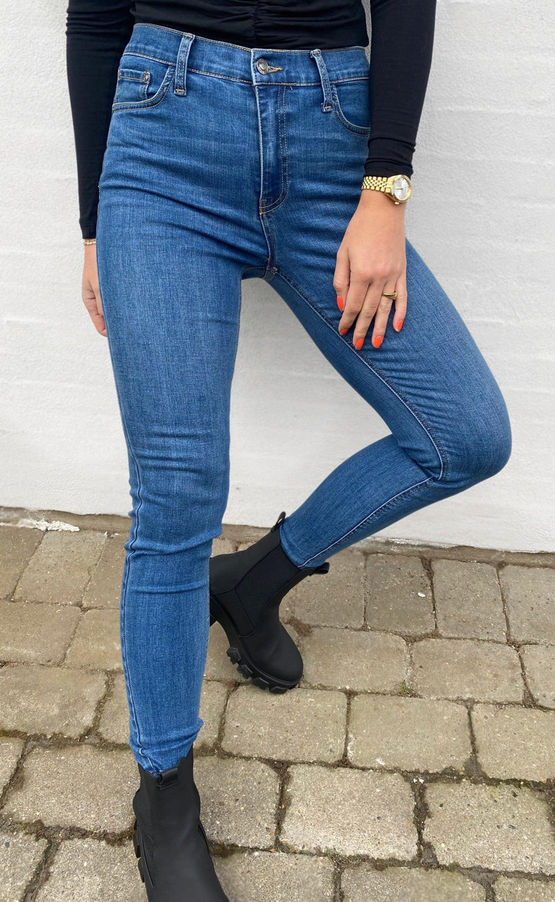 Freequent Bukser - Harlow - Vintage Blue