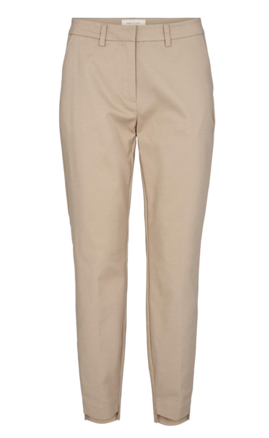 Freequent Bukser - Isabella Ankle New - Silver Mink