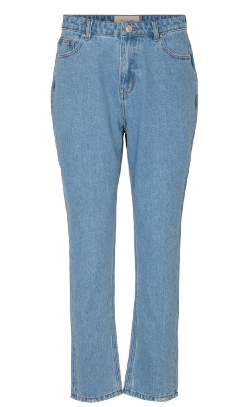 Freequent Bukser - Jeana Ankle - Light Blue