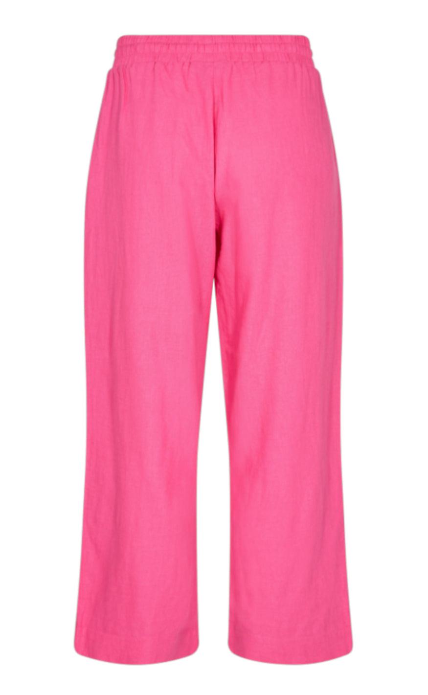Freequent Bukser - Lava Ankle - Carmine Rose