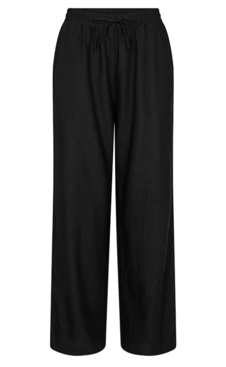 Freequent Bukser - Lava - Black