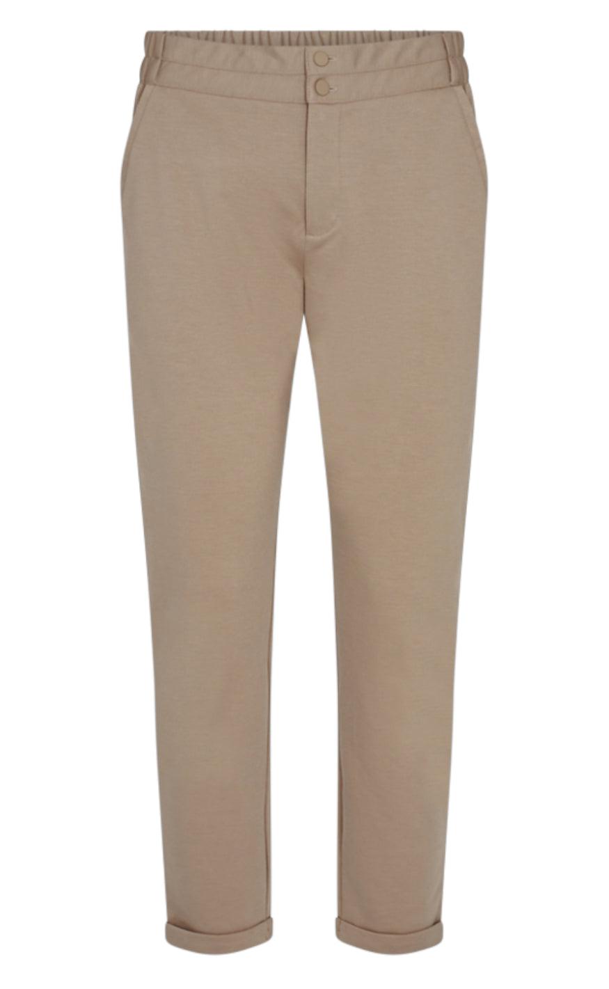 Freequent Bukser - Nanni Ankle - Desert Taupe Melange