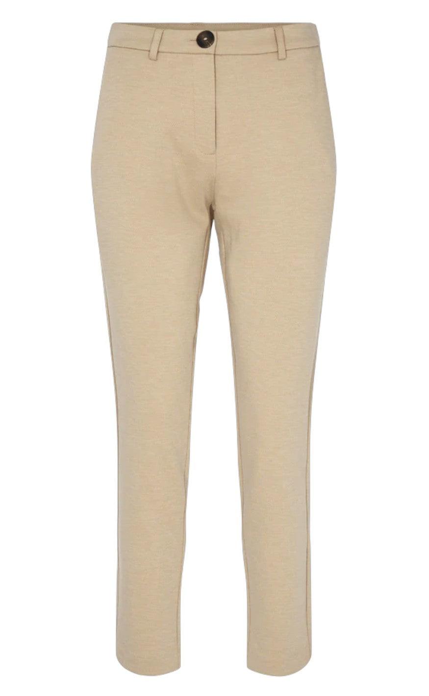 Freequent Bukser - Nanni Fashion Struc - Silver Mink