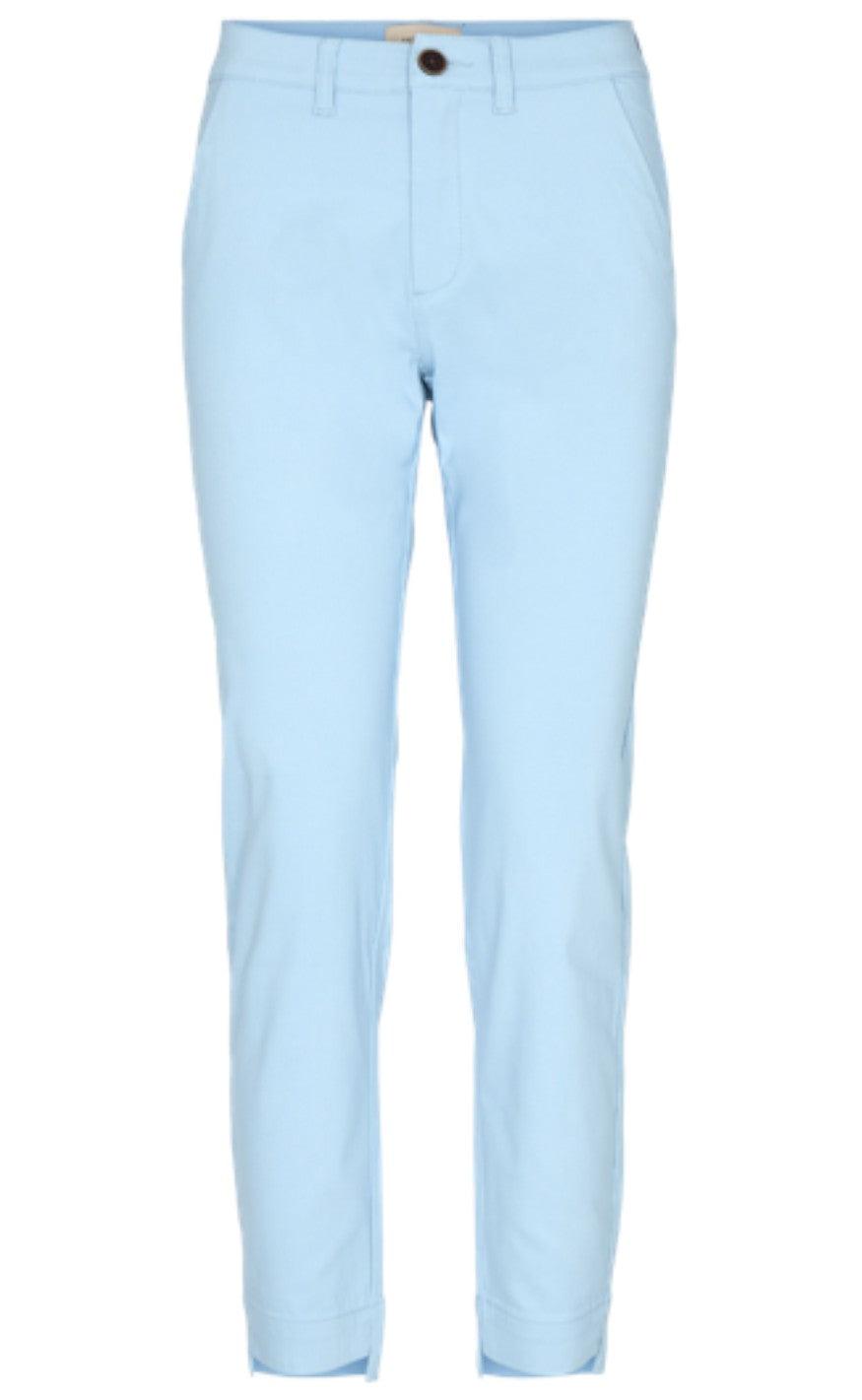 Freequent Bukser - Rex Ankle - Chambray Blue