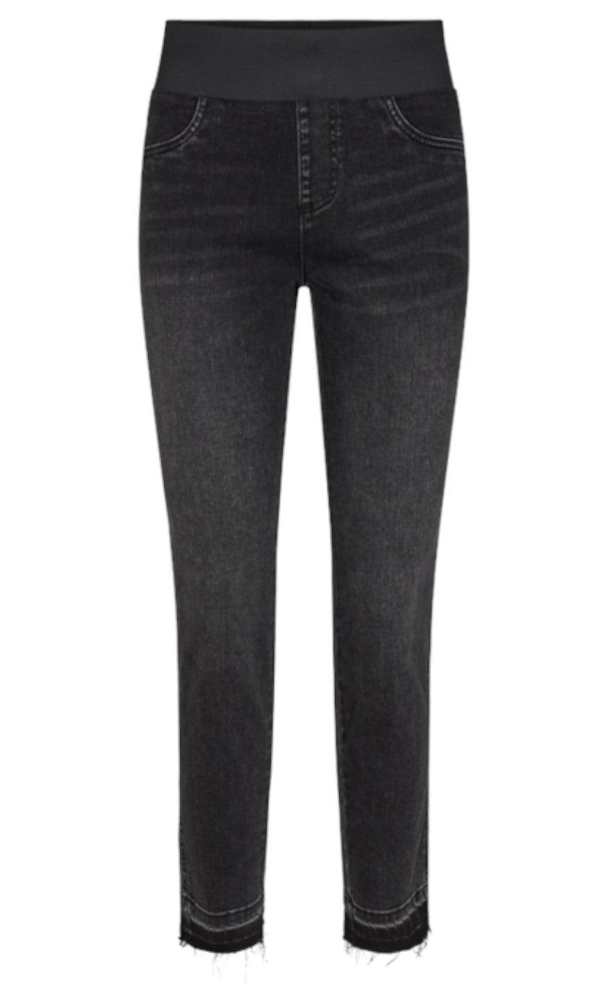 Freequent Bukser - Shantal Ankle Raw - Black