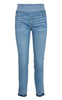 Freequent Bukser - Shantal Ankle Raw - Light Blue