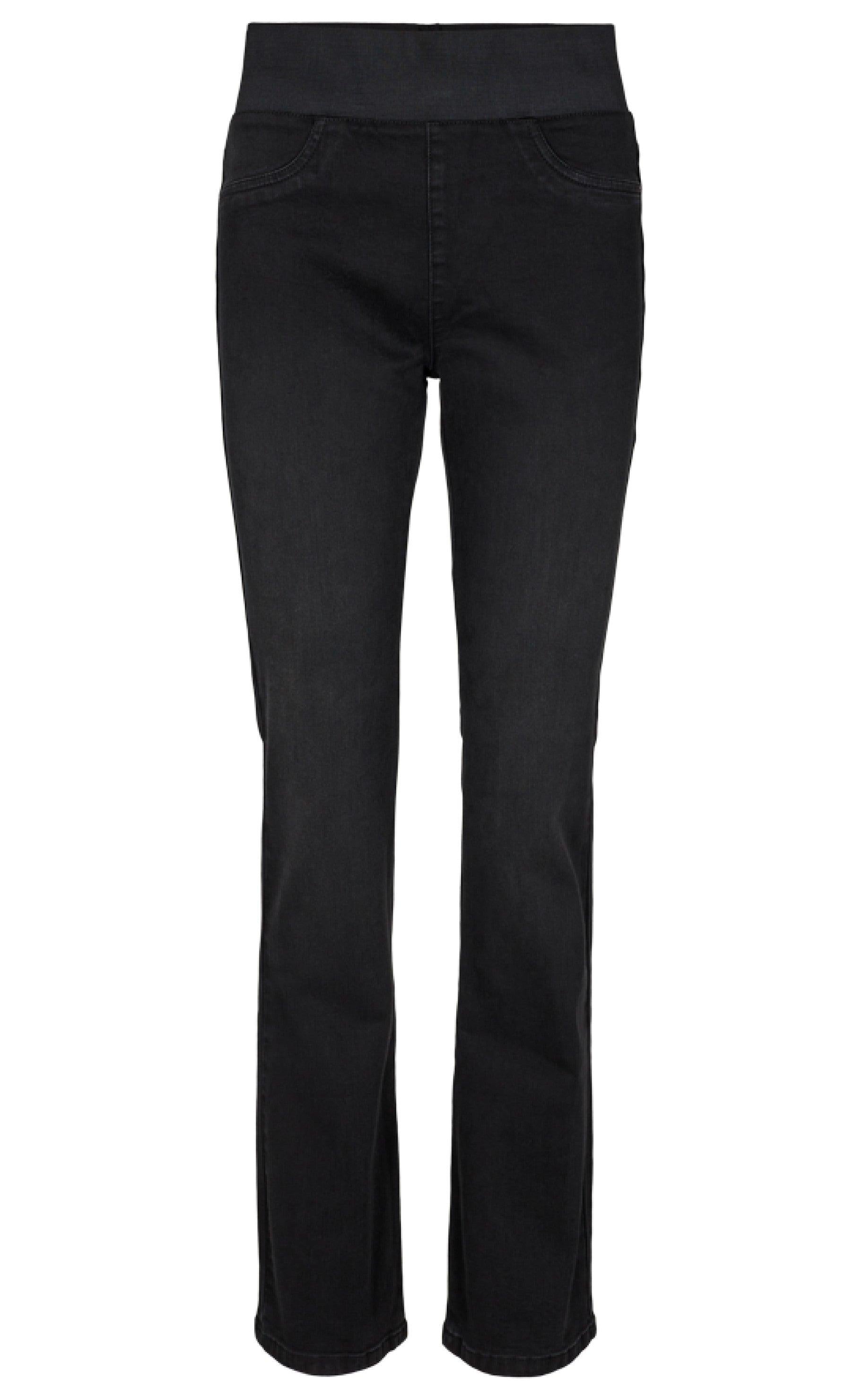 Freequent Bukser - Shantal Bootcut - Black Denim