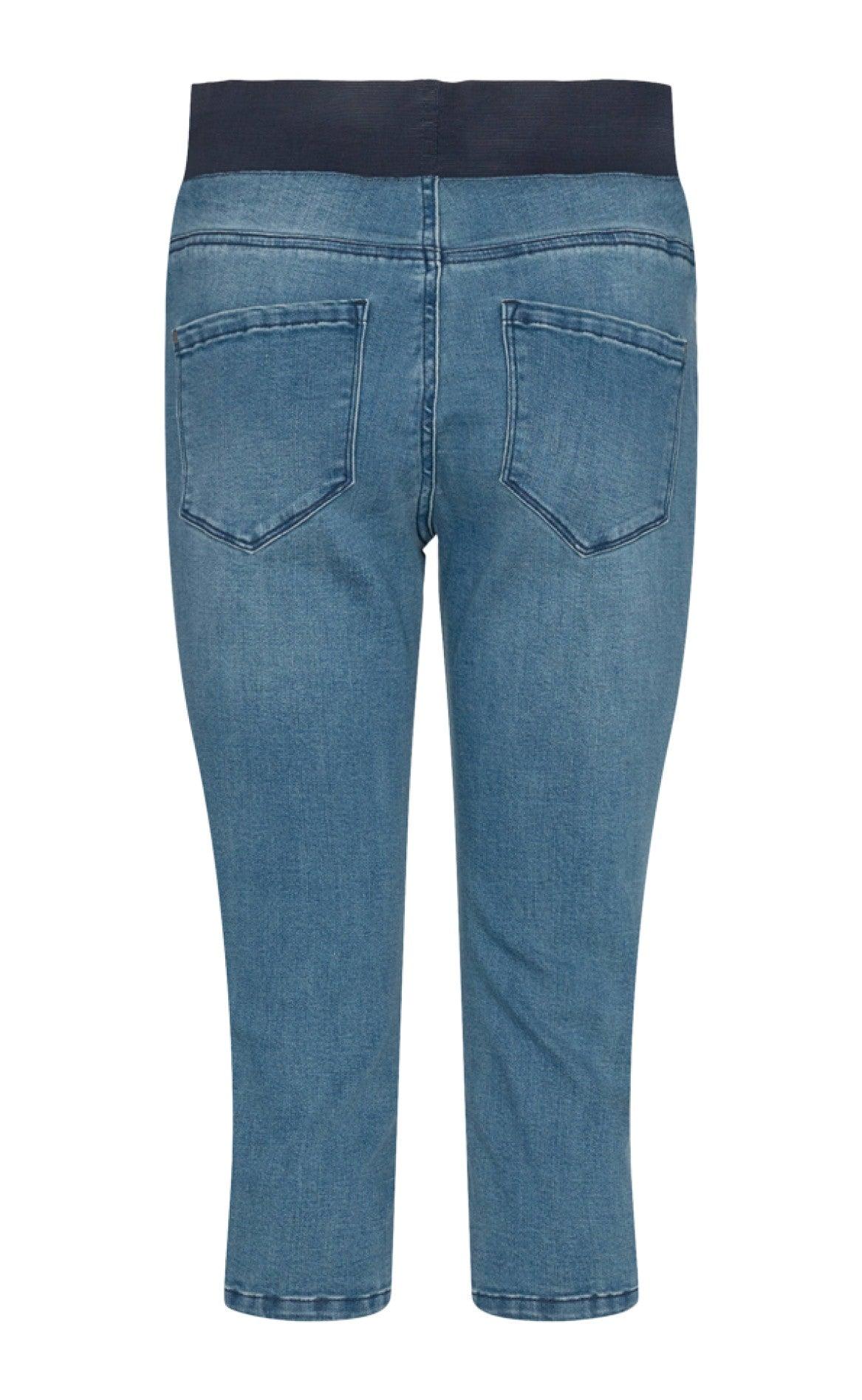 Freequent Bukser - Shantal Ca Denim - Medium Blue Denim