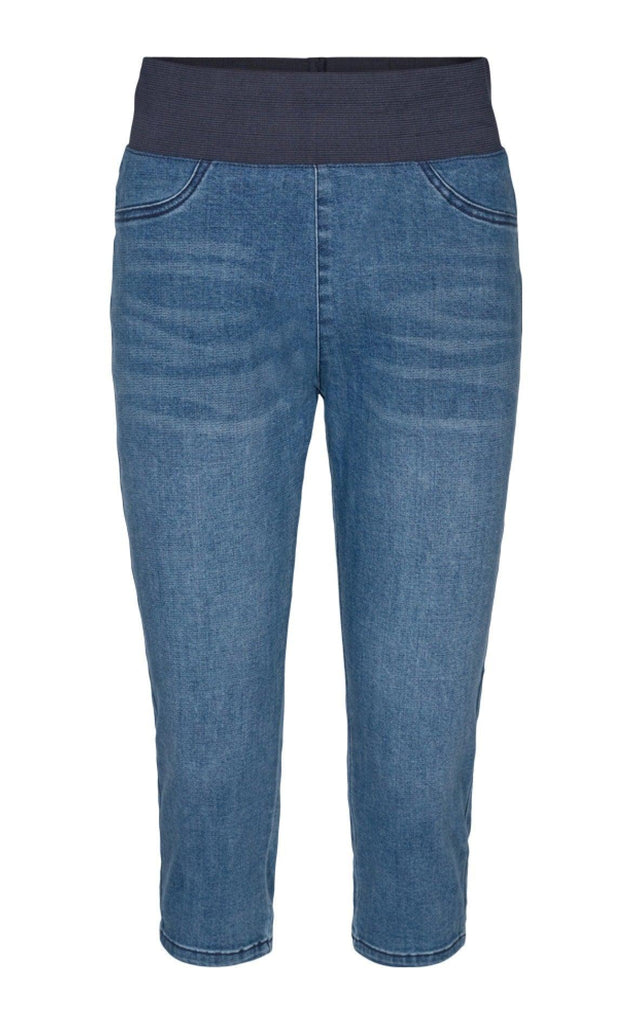 Freequent Bukser - Shantal Ca Denim - Medium Blue Denim