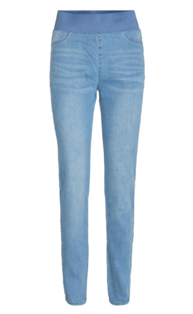 Freequent Bukser - Shantal Denim - Light Blue