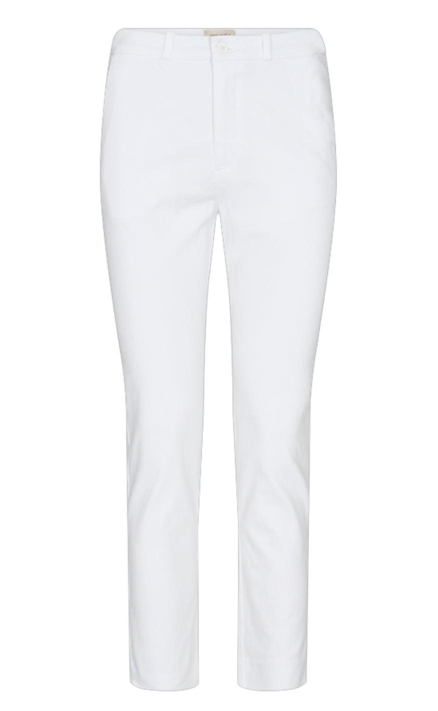 Freequent Bukser - Solvej Ankle - Brilliant White
