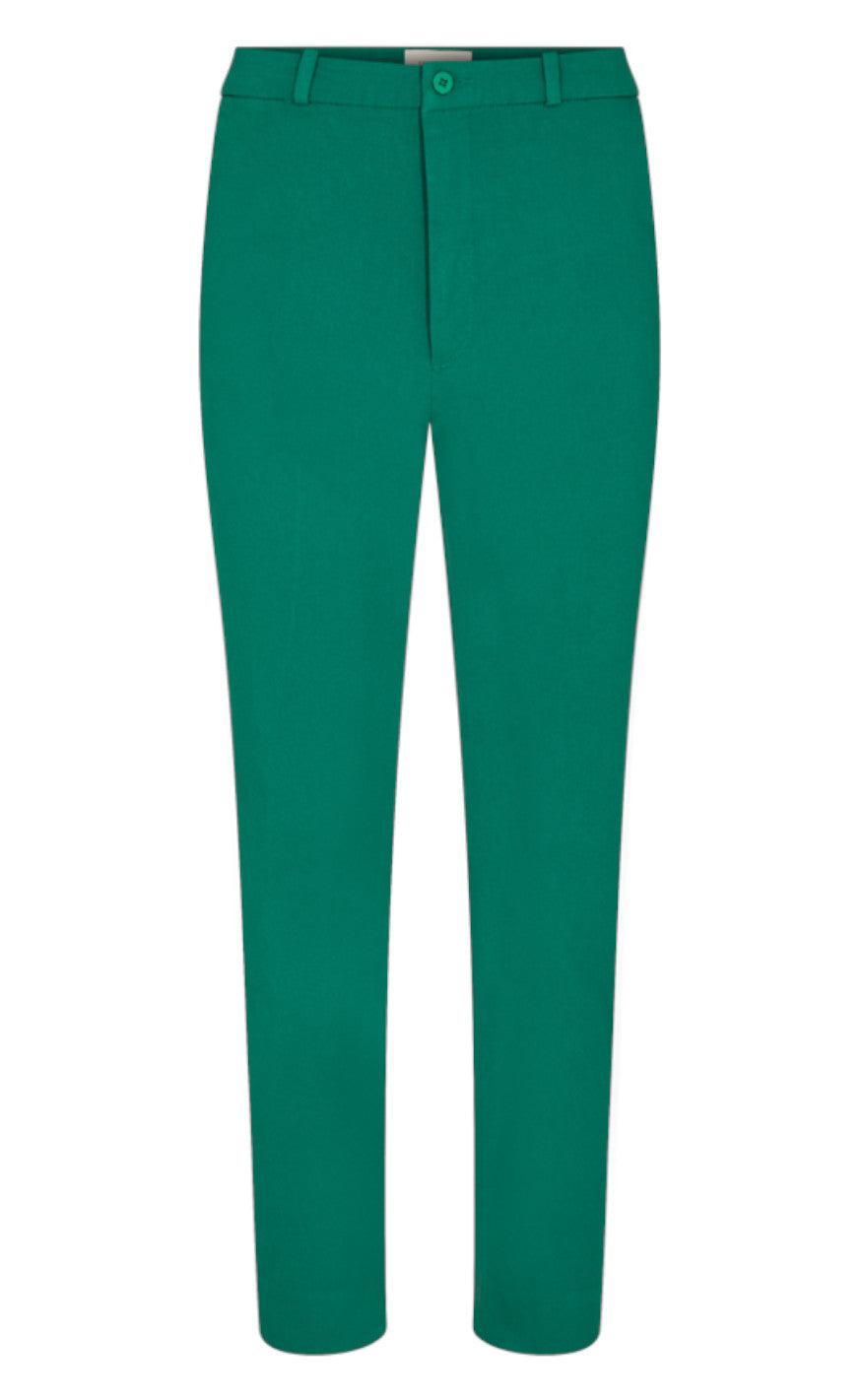 Freequent Bukser - Solvej Ankle - Pepper Green